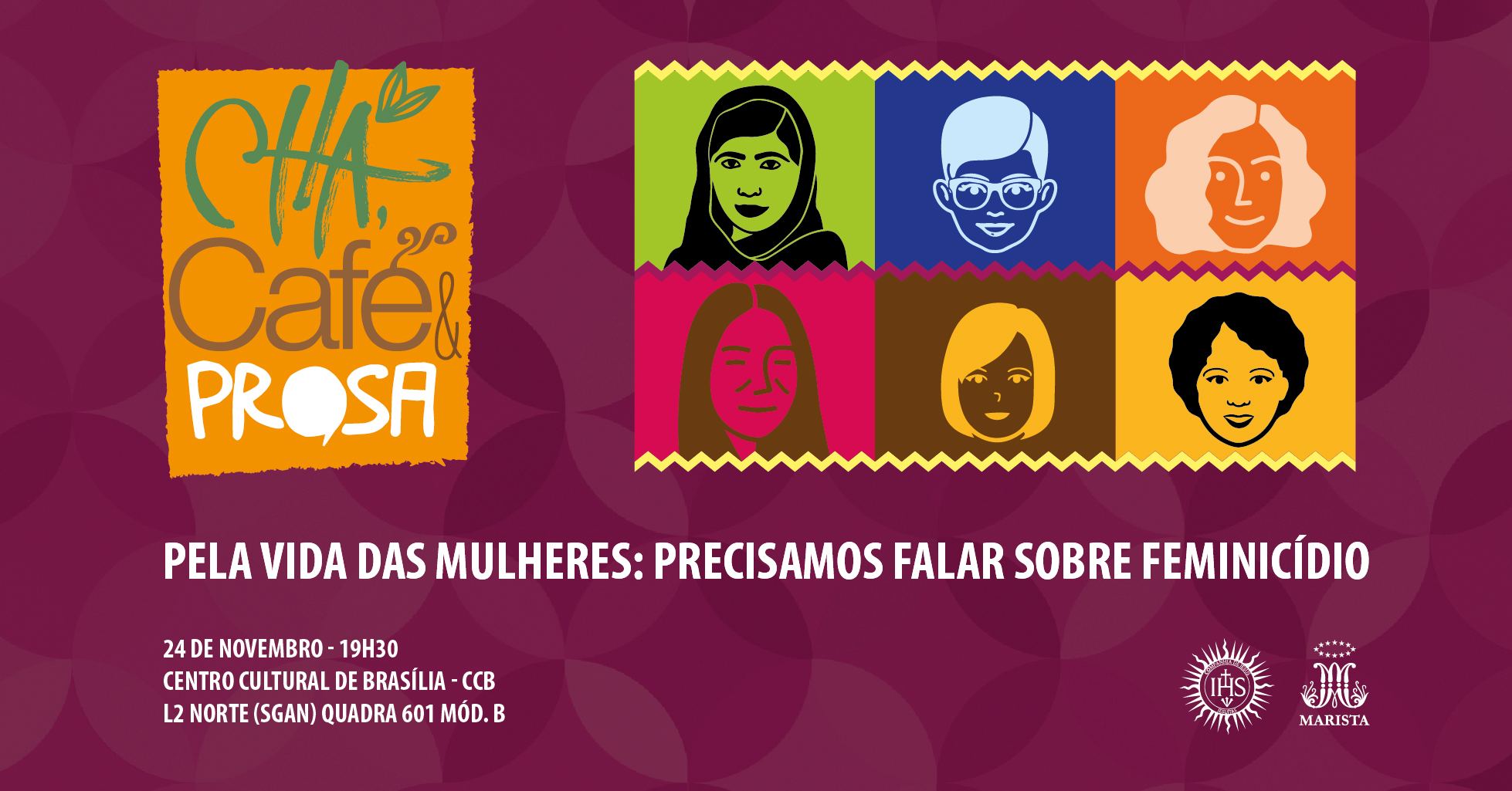 chá caféprosa feminicídio facex